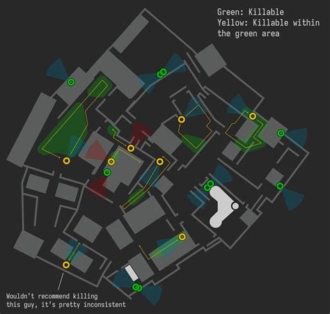 I Made A Map Of The Cayo Perico Compound Guards A While Ago And I