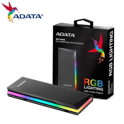 Adata M2 Gabinete SSD NVMe 10Gbps Caixa SSD PCIe Para M 2 NVMe NGFF