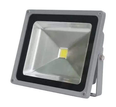 Reflector LED LCQ Refletor LED 30W con luz blanco frío y carcasa plata