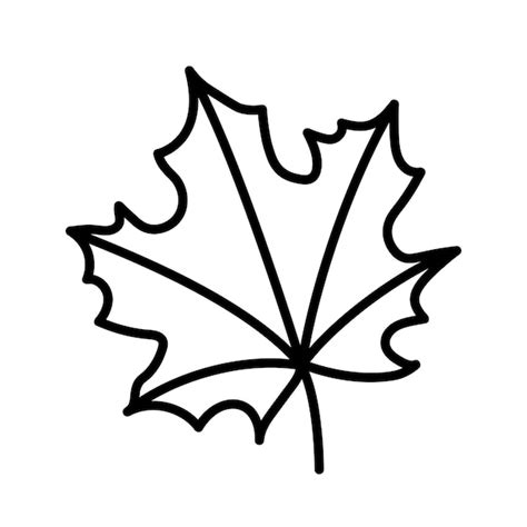 Simple Maple Tree Drawing