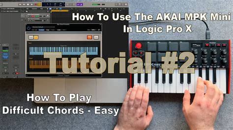 How To Use The Akai Mpk Mini In Logic Pro X Tutorial Youtube