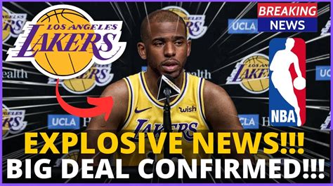 LAKERS ACQUIRE CHRIS PAUL IN EPIC SWAP EPIC LAKERS TRADE TODAY S