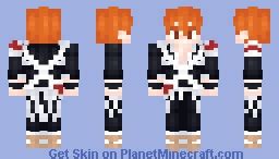 Ichigo Kurosaki ( True shikai form ) Minecraft Skin