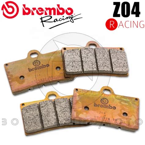 BREMBO KIT 4 Pastiglie Freno Anteriori Z04 Racing Yamaha Yzf 600 R6