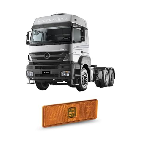 Lanterna Lateral LED Axor Actros Pradolux PL04922461 Samarc Auto Peças