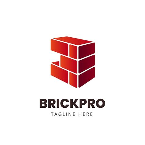 Dynamic Stylish Brick Logo Free Vectors And Psds To Download