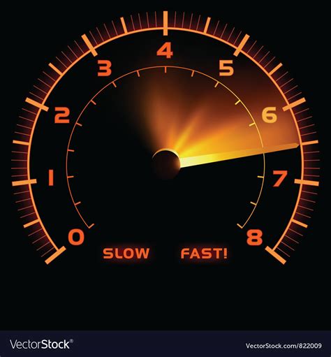 Speedometer Royalty Free Vector Image Vectorstock