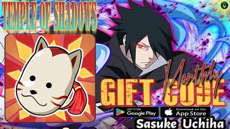 Temple Of Shadows New Monthly Gift Code New Code August 2024Naruto