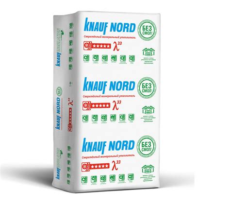 Утеплитель КНАУФ Норд 033 50 (9 м2/12 плит) – купить в СПб: цена ...