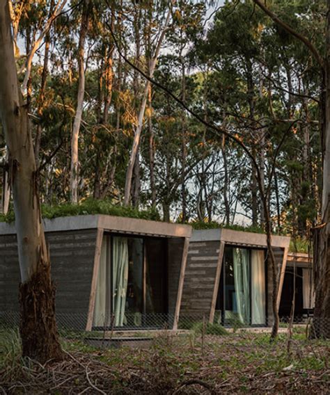 Gonzalo Bardachs Stone House Frames Views Of Argentinas Forest