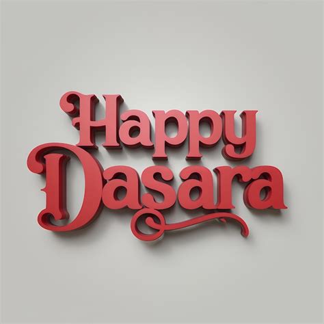 Happy dasara ai generated typography images | Premium AI-generated image