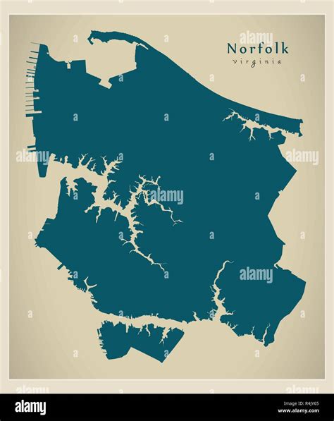 Norfolk District Stock Vector Images Alamy