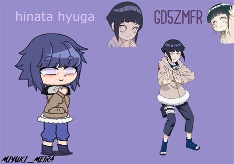 Hinata Hyuga Gacha Club Character Design Hinata Hyuga Hinata