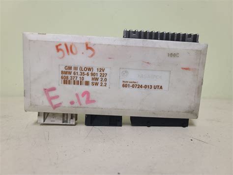 97 03 BMW E39 5 SERIES GM III LOW BODY CONTROL MODULE BCM BCU 6901227