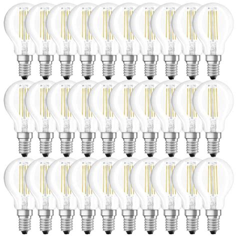 30 X Osram LED Filament Leuchtmittel Tropfen 4W 40W E14 Klar 470lm