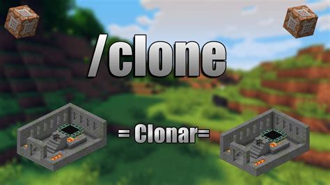 Como Clonar Estructuras En Minecraft Clone Comandos Youtube