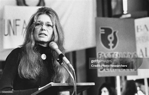 American Feminist And Activist Gloria Steinem Speaks At A Rally News