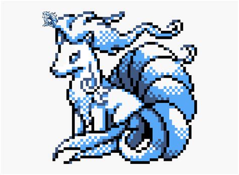 Pokemon Alolan Vulpix Pixel Art Hd Png Download Transparent Png