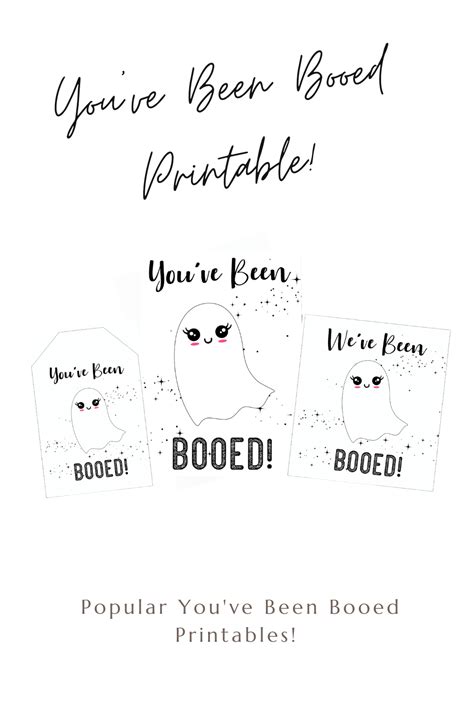 Youve Been Booed Printable