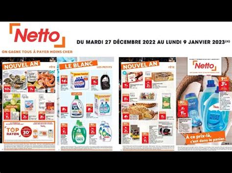 Nouveau Catalogue Netto Du Mardi D C Au Lundi Janvier Netto