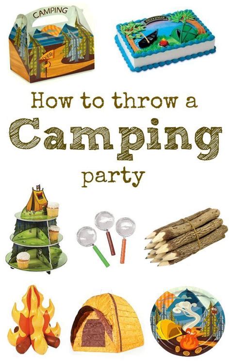 How To Throw A Camping Themed Party Camping Theme Party Camping