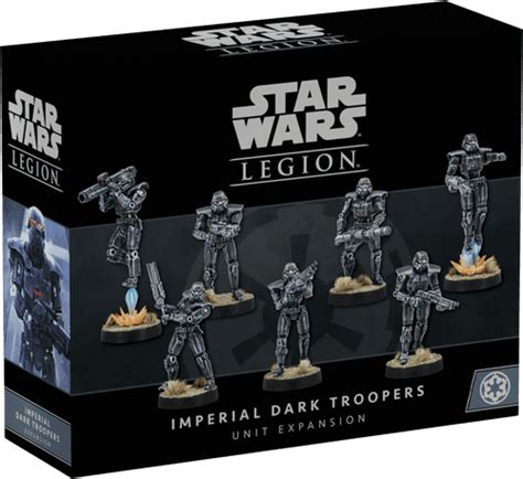 Star Wars Legion Imperial Dark Troopers Unit Expansion Board Game