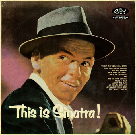 Frank Sinatra This Is Sinatra Vinyl Lp Compilation 1956 R1439468 Discogs