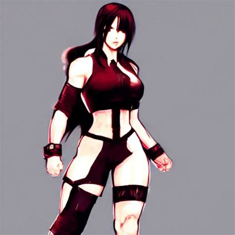 High Quality Concept Art Of Tifa Lockhart As A Marvel Stable