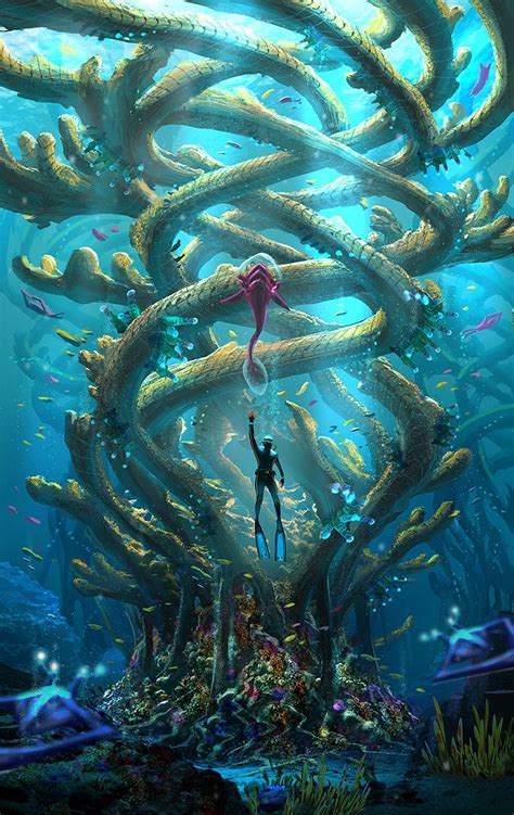 The Infinite Tree--Concept for Subnautica by Pat Presley : r ...