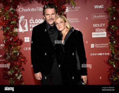 Ethan Hawke, left, and Ryan Hawke attend the Clooney Foundation for ...