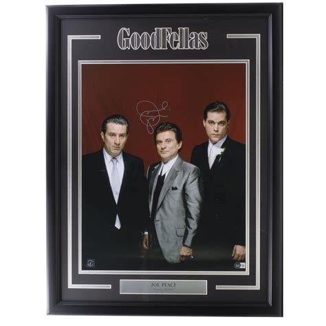 Joe Pesci Signed Goodfellas Custom Framed Photo Beckett Pristine