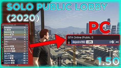 GTA Online How To Be In A Solo Public Lobby PC ONLY 1 50 YouTube