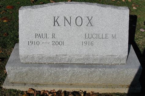 Lucille Grace Musselman Knox 1916 2011 Mémorial Find a Grave