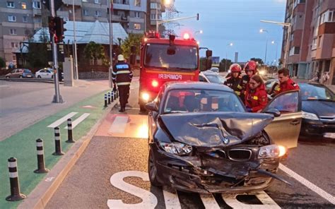 FOTO VIDEO Accident la Alba Iulia produs între două autoturisme în