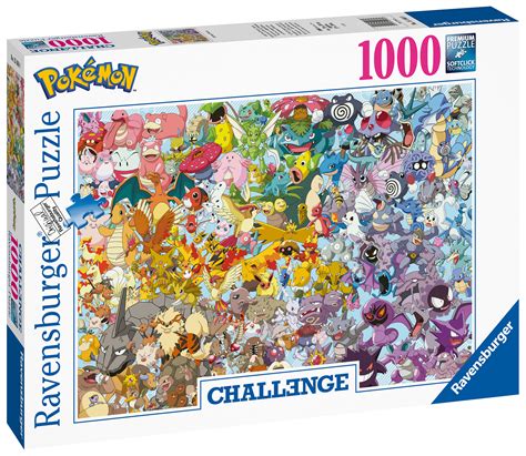 15166 Ravensburger Challenge Pokemon Jigsaw Puzzle 1000 Pieces Ages