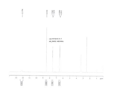 Chloro Iodo H Pyrrolo B Pyridine H Nmr Spectrum