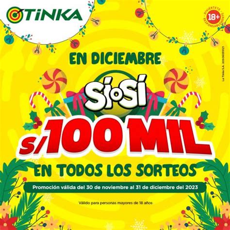 Resultados de La Tinka del miércoles 20 de diciembre mira la jugada