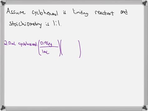 SOLVED The Synthesis Of Cyclohexene C6H10 Was Performed By The