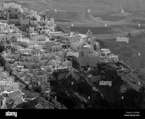 Santorini Island In Greece Stock Photo Alamy