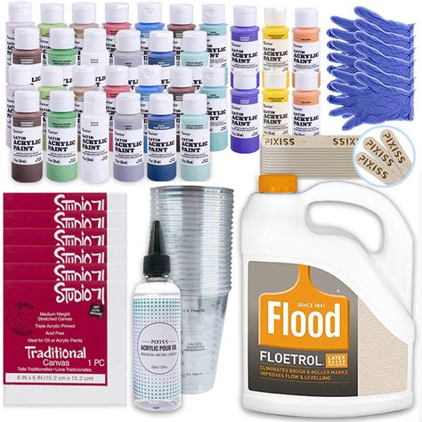 Acrylic Pour Painting Supplies for Stunning DIY Fluid Arts Projects ...