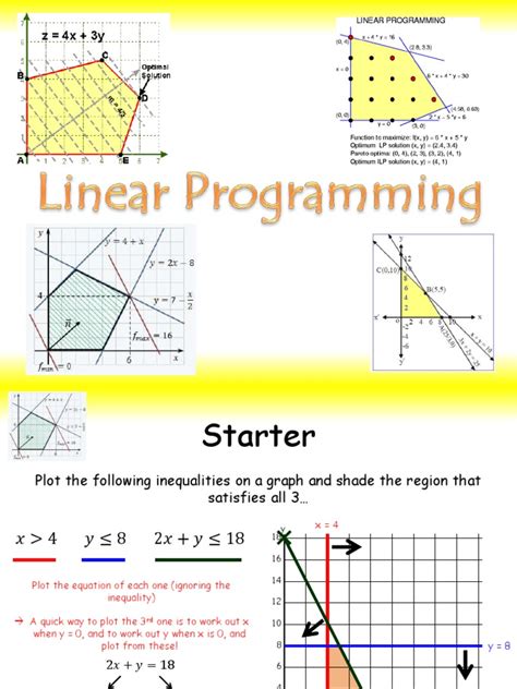 3 Linear Programming Pdf Linear Programming Mathematical Optimization