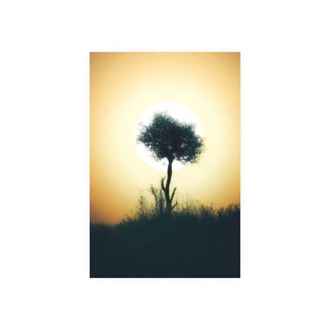 Grassland Silhouette Nature Silhouette Wall Art Print - Etsy