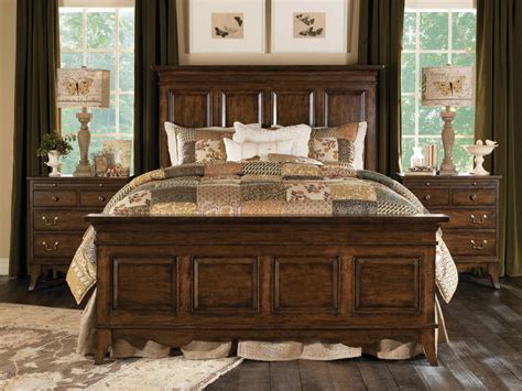 Kincaid Homecoming Solid Wood Panel Bedroom Set in Vintage Walnut