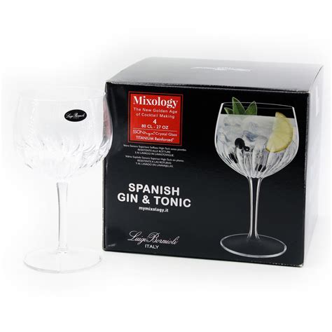 Luigi Bormioli Bicchiere Mixology Spanish Gin Tonic 4 Pezzi Paladini