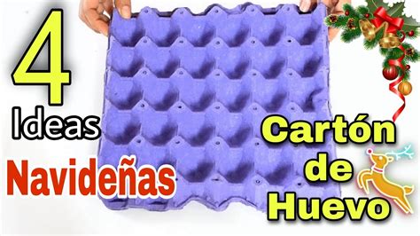 Nuevas Y Originales Ideas Con Cart N De Huevo Manualidades Con