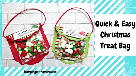 A Quick Easy Christmas Treat Bag Youtube