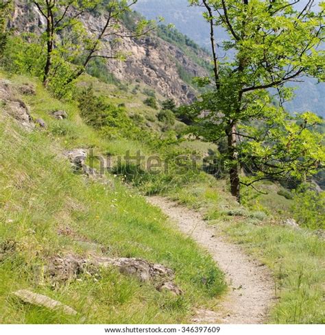 Aosta Valley Hiking Track Stock Photo 346397609 | Shutterstock