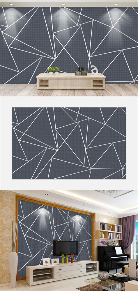 Simple geometric tv background wall template image_picture free download 401561612_lovepik.com