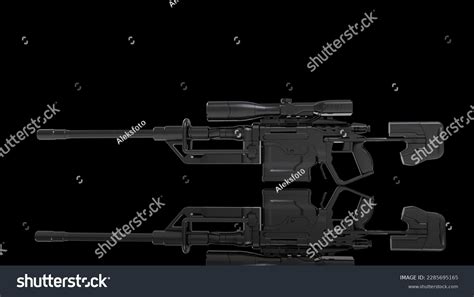 Concept Sniper Rifle 3d Illustration Render Stock Illustration 2285695165 | Shutterstock