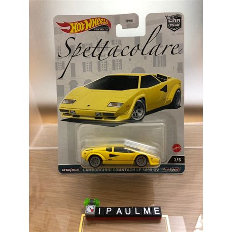 天天免運 HOT WHEELS 風火輪 LAMBORGHINI COUNTACH LP 5000 QV 藍寶堅尼 大牛 蝦皮購物